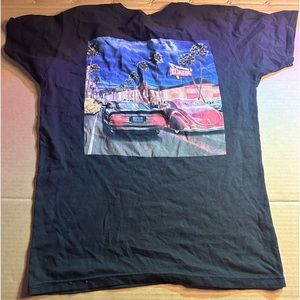 in and out graphic tee shirt